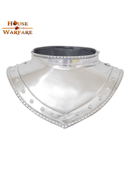 Medieval steel gorget, early 17th...