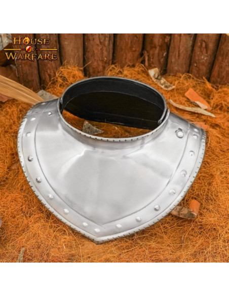 Medieval steel gorget, early 17th...