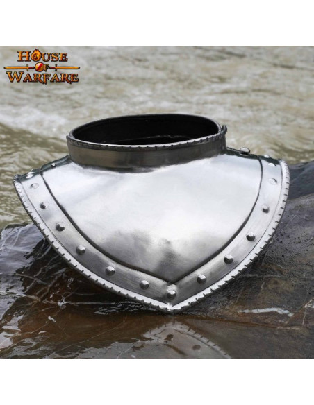 Medieval steel gorget, early 17th...