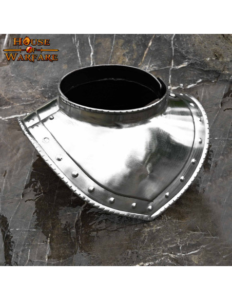 Medieval steel gorget, early 17th...