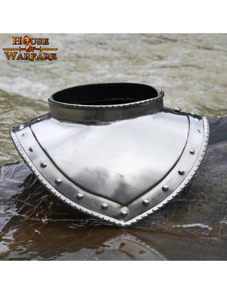 Medieval steel gorget, early 17th...