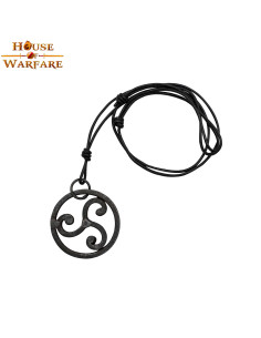 Hand forged Celtic Triskelion pendant
