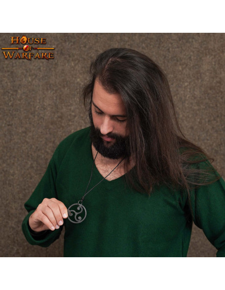 Hand forged Celtic Triskelion pendant