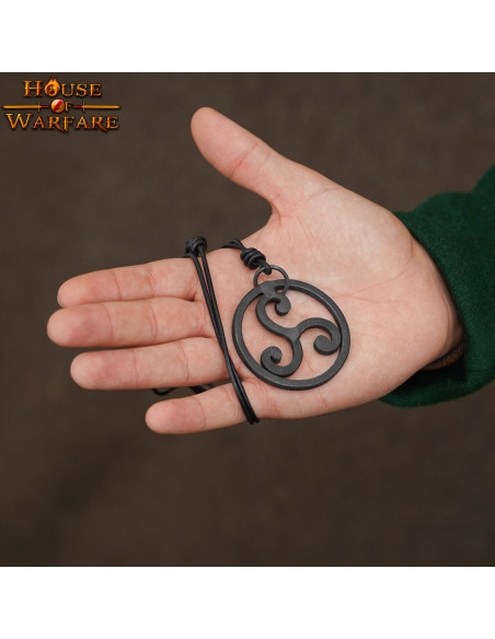 Hand forged Celtic Triskelion pendant