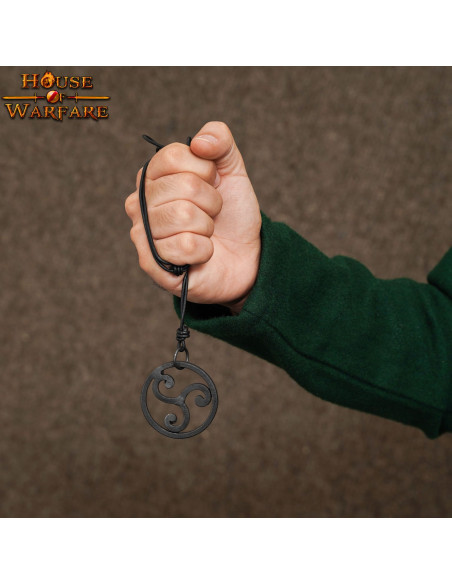 Hand forged Celtic Triskelion pendant