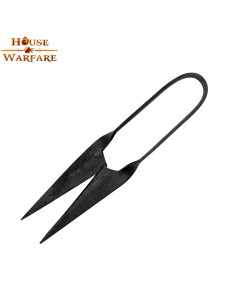 Hand-forged medieval scissors (14 cm.)