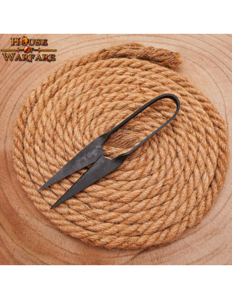 Hand-forged medieval scissors (14 cm.)