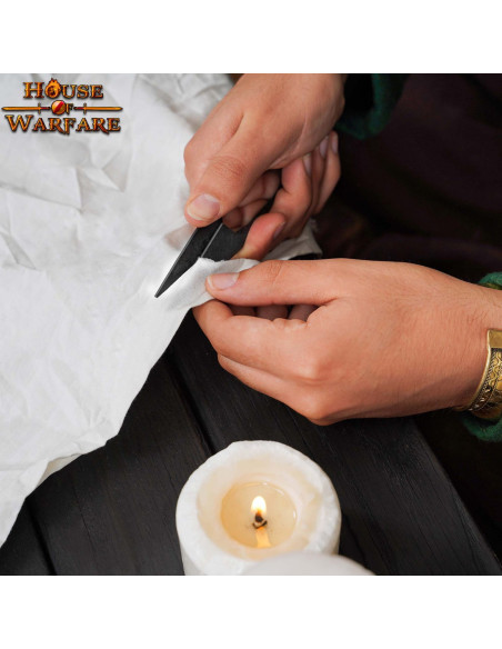 Hand-forged medieval scissors (14 cm.)