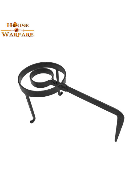 Hand forged medieval kitchen tripod