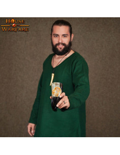 Viking drinking horn with vegvísir 2