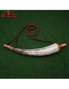 Elegant powder bowl in horn horn (14th-18th centuries) 2