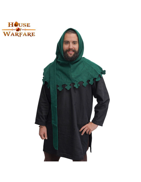 Medieval woolen hood with Liripipe... Medieval woolen hood with Liripipe...