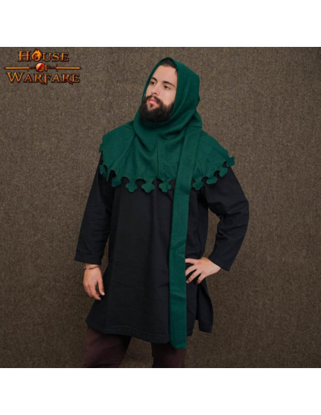 Medieval woolen hood with Liripipe... Medieval woolen hood with Liripipe...