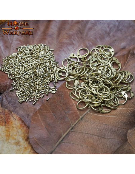 Set of round rings and chain mail... Set of round rings and chain mail...