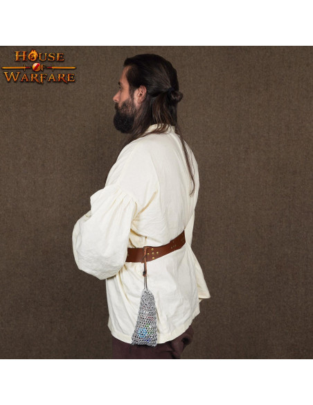 Medieval chainmail bag (15.2x10.1 cm.)