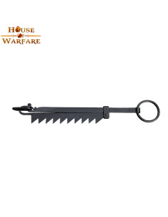 Trammel hook for hanging pots and cauldrons