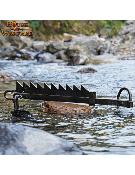 Trammel hook for hanging pots and...