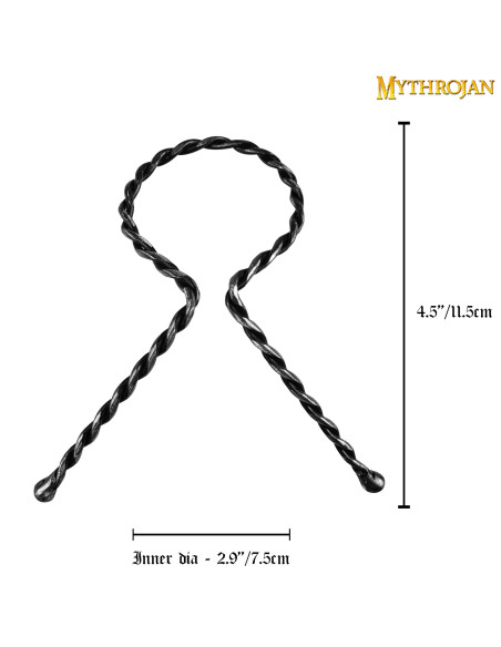 wrought iron horn stand