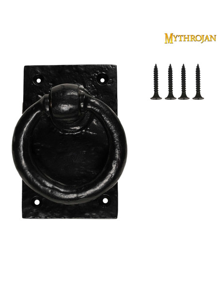 Medieval knocker large ring front door Medieval knocker large ring front door