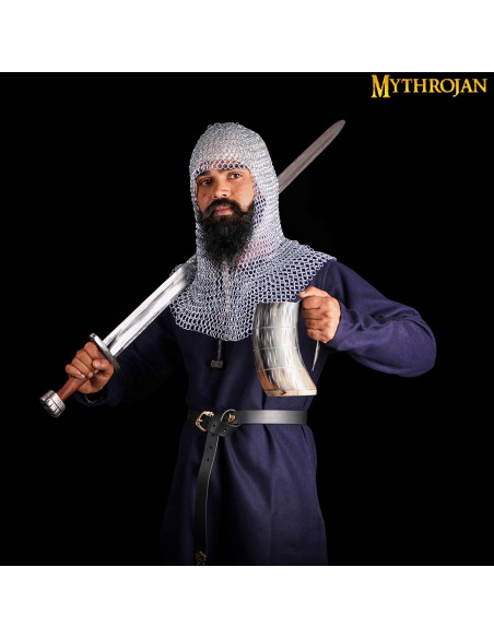 Medieval knight's cape in resistant...