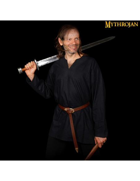 Medieval Raider tunic wide cut black...