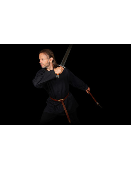Medieval Raider tunic wide cut black...