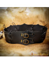 Double leather warrior belt (111.8 cm.)