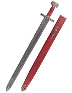 Viking sword Hedeby, S. IX, in Damascus steel 2