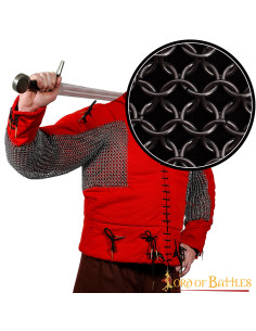 Chain mail round rings for triceps, elbow and forearm