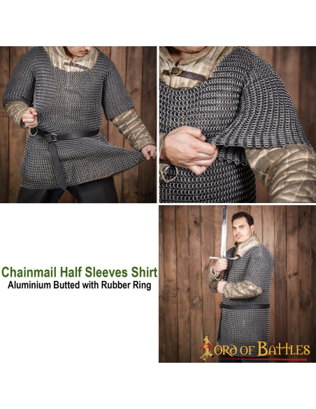 Half sleeve t-shirt in rubber and...