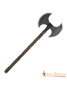 Viking double-edged ax in carbon steel (91 cm.)
