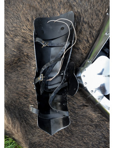 Protection Medieval legs in steel (15th century) 2