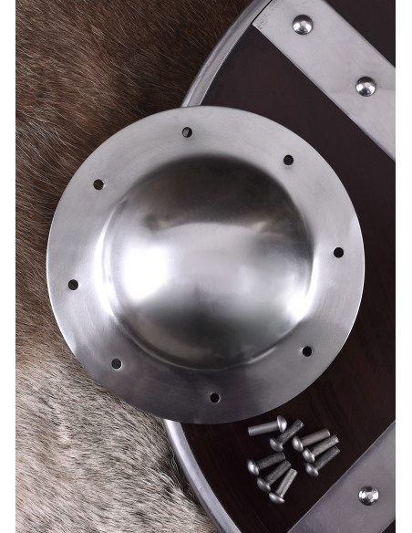 Umbo for Viking shield, with rivets...