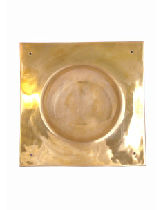 Umbo for Roman shields in brass (22x22 cm.)