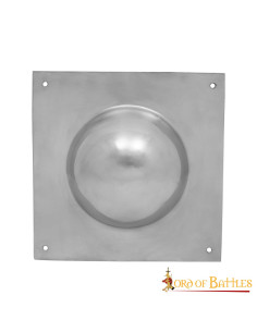 Umbo for Roman shields, silver finish (22x22 cm.) 2