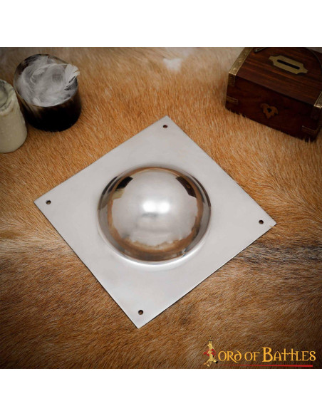 Umbo for Roman shields, silver finish...