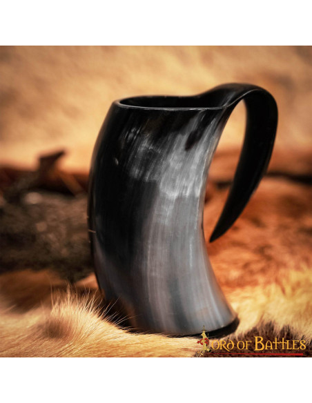 Viking Valknut beer mug in horn (600...