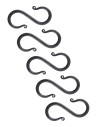 Set of 5 medieval S-shaped hooks