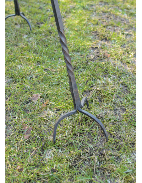 Hand forged medieval tripod, 98 cm....