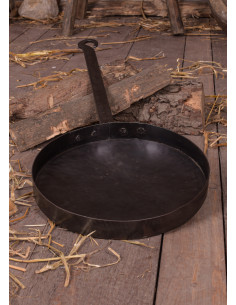 Long Handle Rustic Medieval Frying Pan