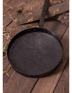Long Handle Rustic Medieval Frying Pan 2