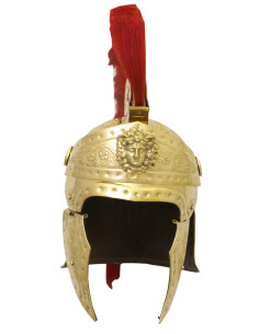 Praetorian guard helmet, brass 2