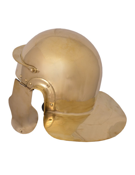 Roman Auxiliary Infantry Helmet in Brass