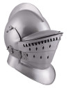 Burgundian medieval helmet with gorget, 2 mm steel.