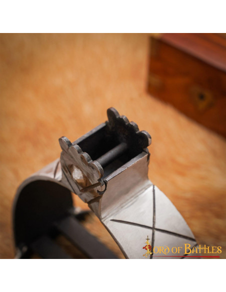 Medieval stirrups in hand-forged...