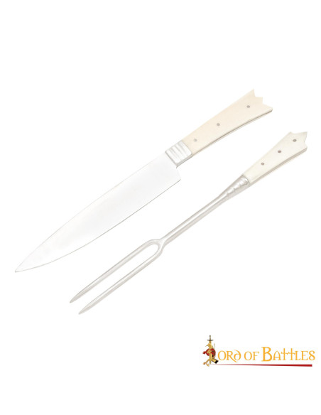 Knife and fork, medieval castle nobility