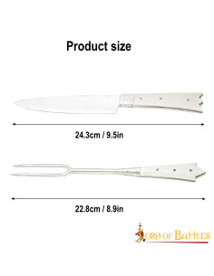 Knife and fork, medieval castle nobility 2