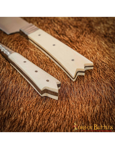 Knife and fork, medieval castle nobility