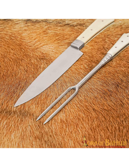 Knife and fork, medieval castle nobility