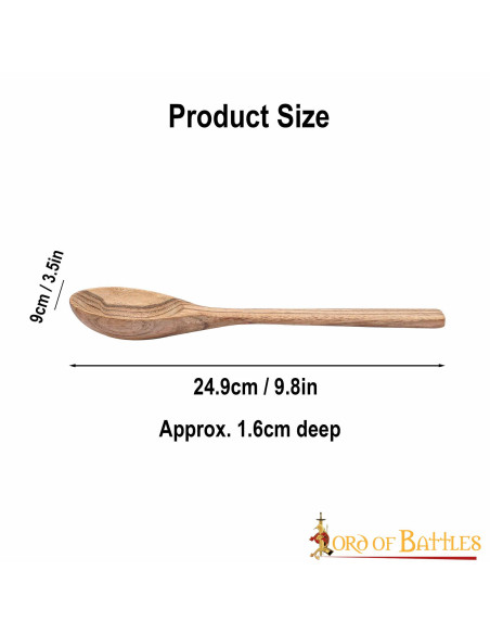 Medieval wooden spoon (24.9 cm.)